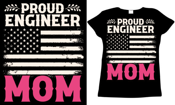 Engineer Mom T-shirt Graphics for Modern T-Shirt Designs