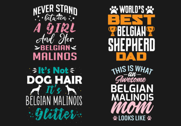 Fathers Day Mom Dad Dog Tshirt Design: Graphics & Print Templates
