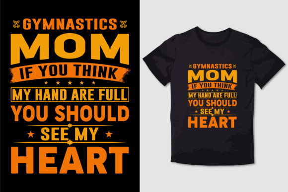 Gymnastics Mom Graphics for T-Shirt Designs