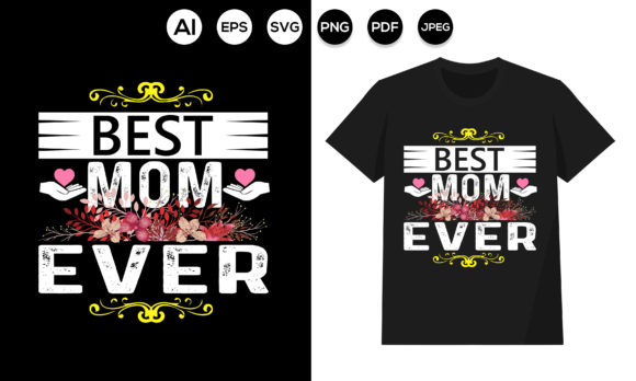 Mom T-shirt Design 5: Graphics for Print Templates