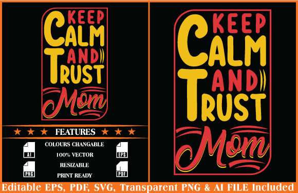 Reviewing the Trust Mom Typography Design