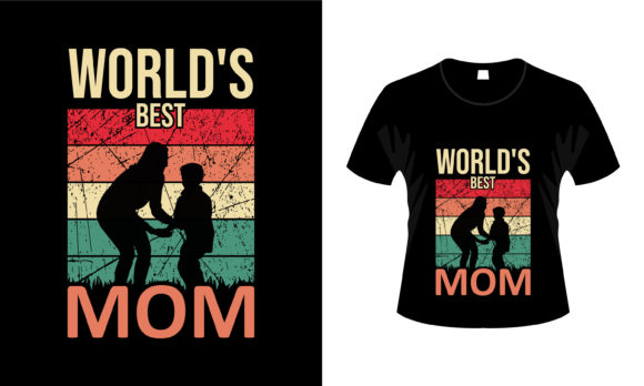 World Best Mom Graphics & Print Templates